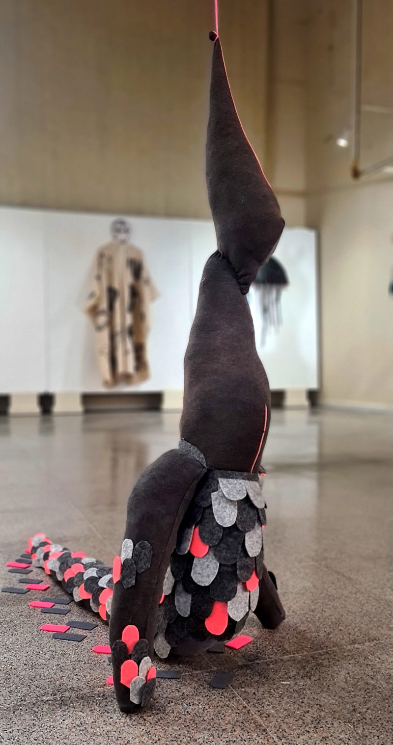 Echidna, Textile Sculpture 2024
