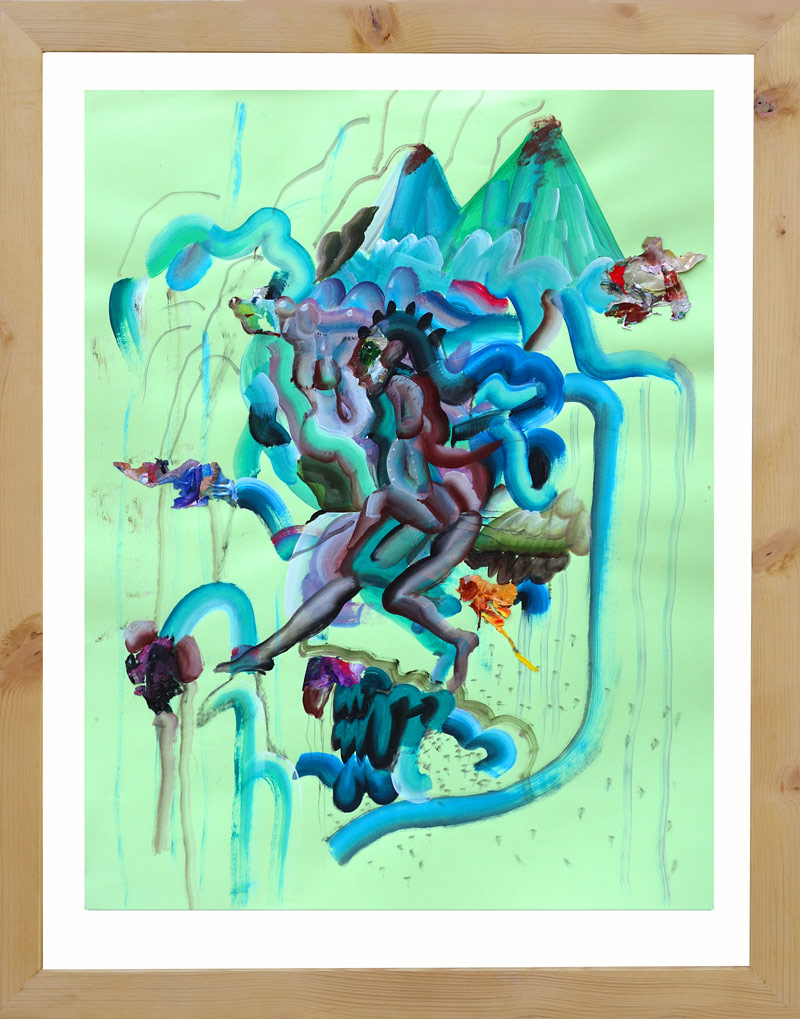 Jester In The Mountains painting 2024