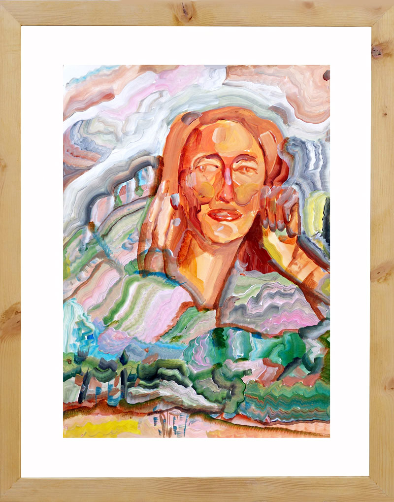 Maggie In The Mountains painting 2024