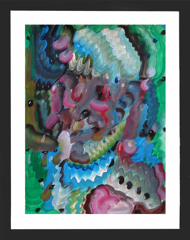 Melting Portrait II painting 2024